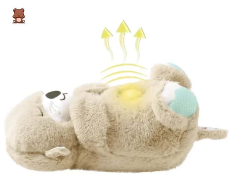 bebe loutre doudou qui respire 5