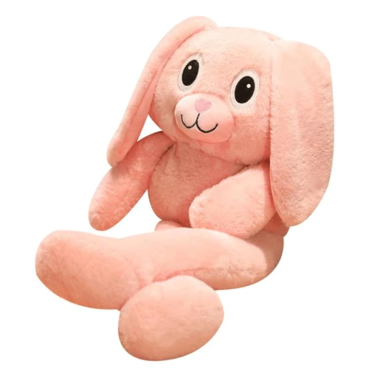 doudou lapin rose