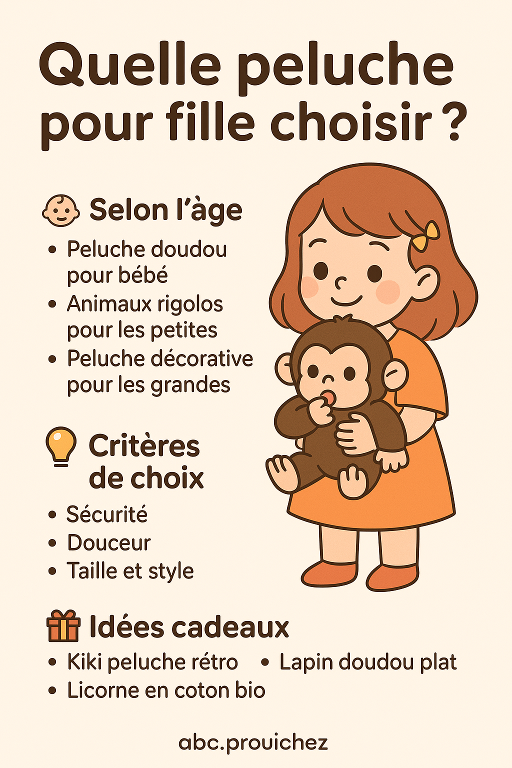Quelle peluche pour fille choisir ?