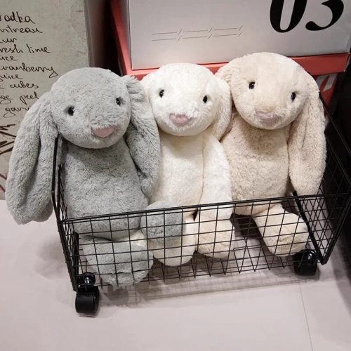 doudou lapin gris 2