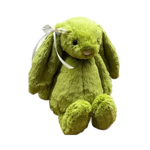 doudou lapin vert