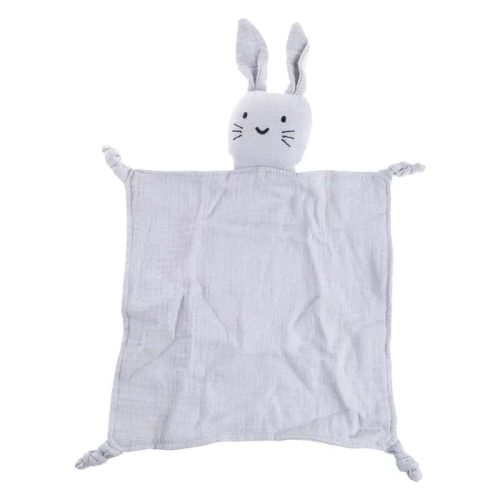 doudou plat crochet gris 10