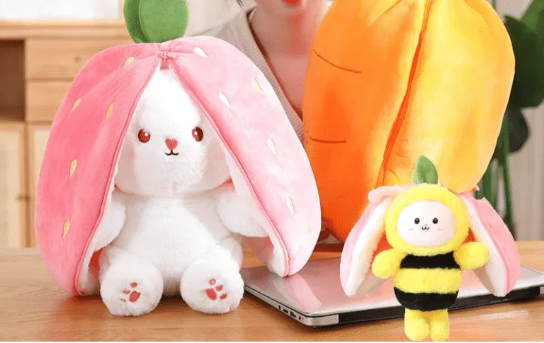 peluche lapin carotte 3