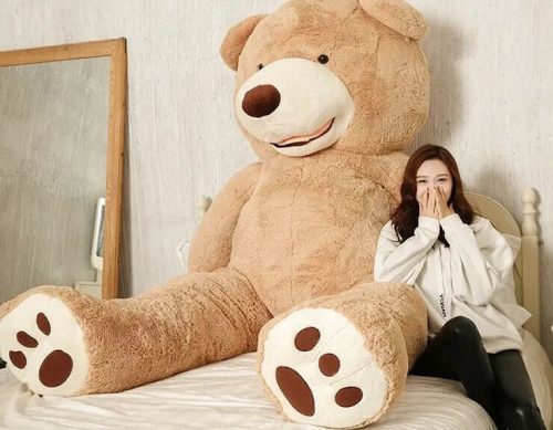 ours en peluche geant 200 cm 100cm