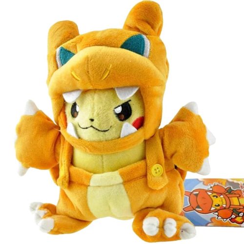peluche pikachu dracaufeu