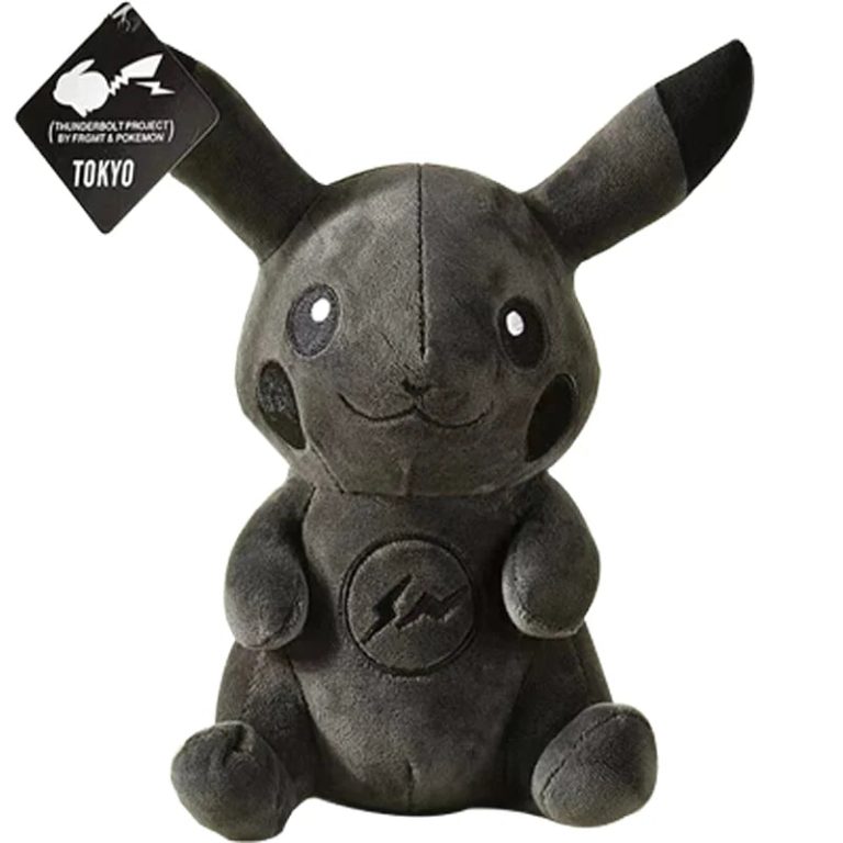 peluche pikachu noir
