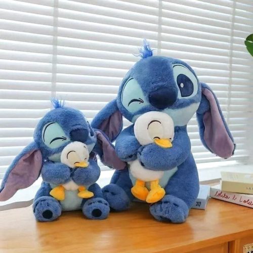 peluche stitch avec son doudou canard 5