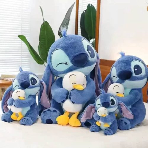peluche stitch avec son doudou canard 7