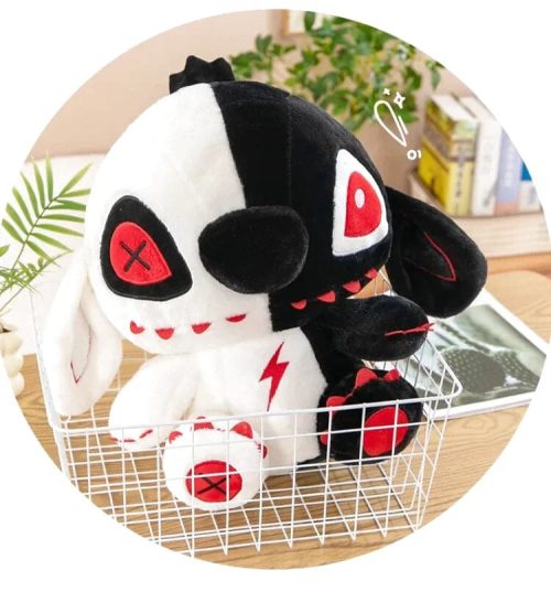 peluche stitch noire et rouge 6