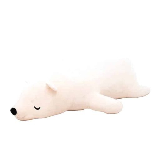 doudou ours polaire blanc 35cm