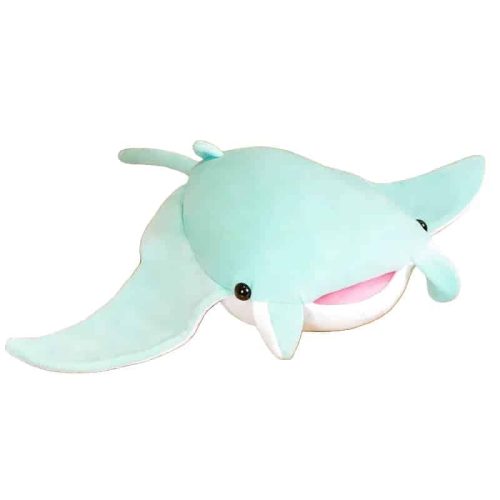 doudou raie vert 70cm 3