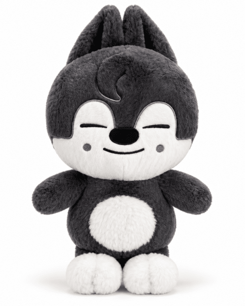 Peluche SKZOO Bang Chan Wolf Chan de face
