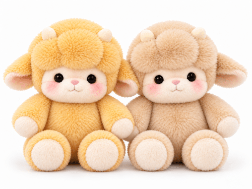 Peluche mouton qui court