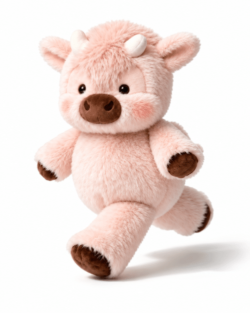 Peluche vache mignonne