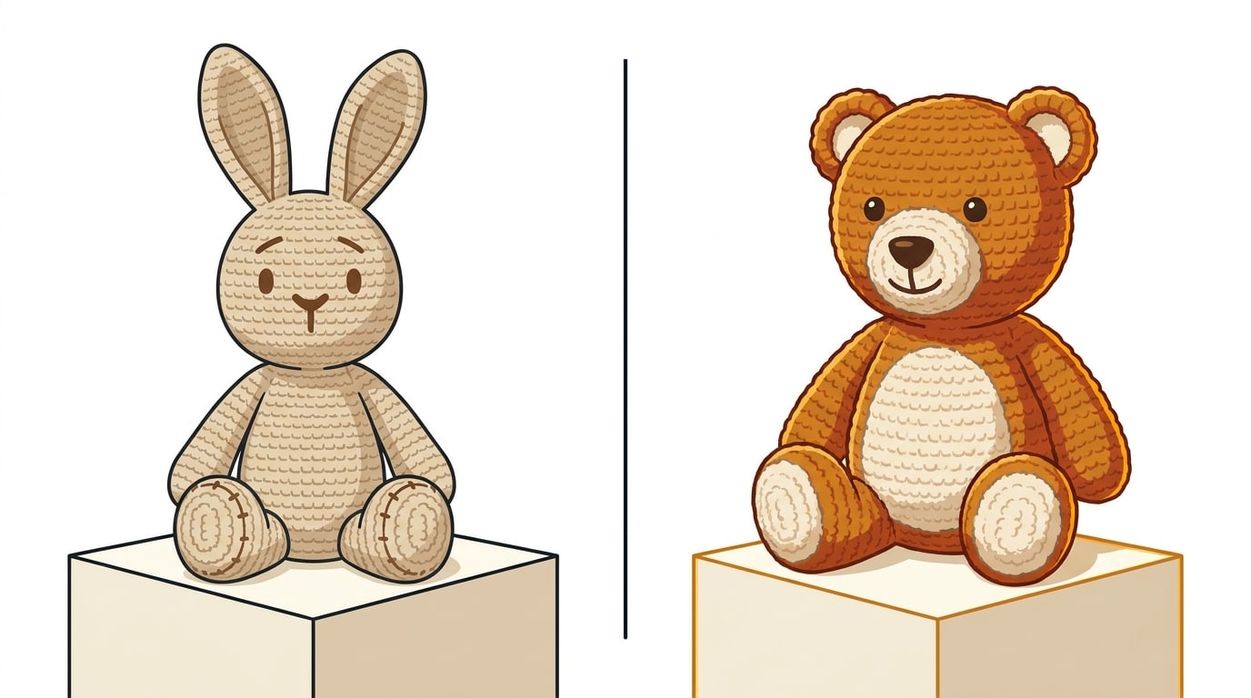 Un lapin en crochet